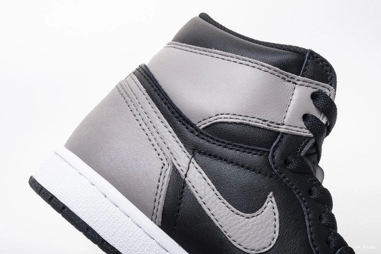 High OG Black Jordan Gray Retro Shadow 555088-013  1 Air 0324